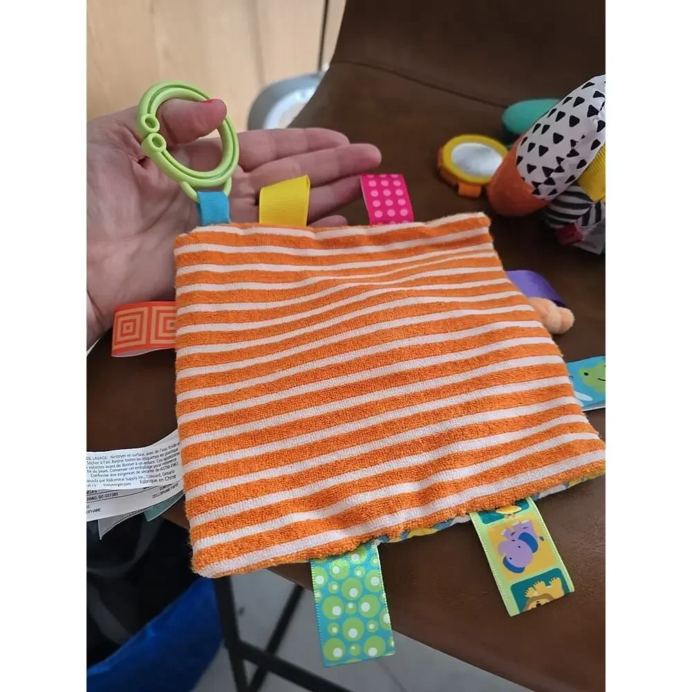 Taggies Crinkle Me Toy Elephant &‎ Infantino Spiral Fox Activity Baby Kids Toys